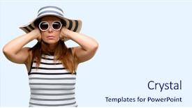  Presentation with blue music - Cool new slides with noise plugs ears to avoid backdrop and a white colored foreground