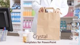  Presentation with non binary - PPT theme having non-binary-man-pharmacist-putting background and a lemonade colored foreground