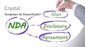  Presentation with commercial - PPT layouts featuring non-disclosure-agreement-commercial-concept background and a  colored foreground