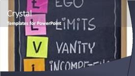  Presentation with sticky notes - Slides enhanced with non-productive-aspects-of-workplace background and a tawny brown colored foreground