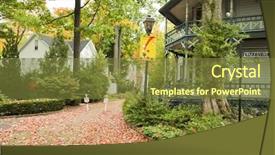  Presentation with national - Amazing presentation theme having non profit - chautauqua institution national historic landmark backdrop and a  colored foreground