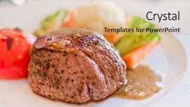  Presentation with done - Audience pleasing presentation design consisting of non veg - close up of rare done backdrop and a coral colored foreground