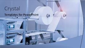  Presentation with covid coronavirus - PPT theme having non-woven-material-on-automatic background and a light blue colored foreground