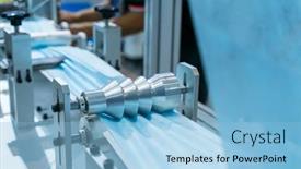  Presentation with woven - Slide set consisting of non-woven-material-on-automatic background and a light blue colored foreground