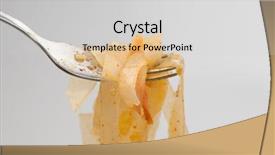  Presentation with food white - Cool new slides with noodle salad with carrot slide backdrop and a light gray colored foreground