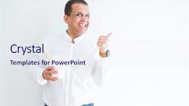  Presentation with eating - Slides enhanced with noodles from take away carton background and a sky blue colored foreground