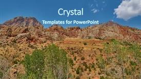  Presentation with high performance teams - Colorful presentation design enhanced with noravank armenian monastery sitting high backdrop and a ocean colored foreground