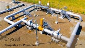  Presentation with fossil fuel - PPT theme enhanced with nord-stream-gas-pipeline-fossil background and a coral colored foreground