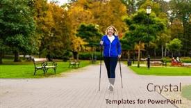  Presentation with walking nordic - 