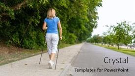  Presentation with walking nordic - 