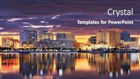  Presentation with virginia - Presentation theme having norfolk-virginia-usa background and a tawny brown colored foreground