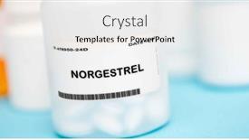  Presentation with emergency contraception - Presentation featuring norgestrel-is-a-synthetic-hormone background and a white colored foreground