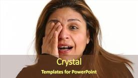  Presentation with normal - Cool new slide deck with normal stress - woman backdrop and a tawny brown colored foreground