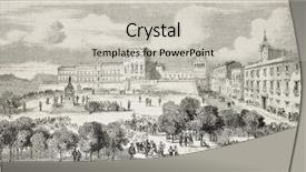  Presentation with journal - PPT theme featuring normans - old illustration shows a view background and a  colored foreground
