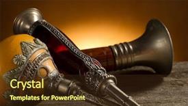  Presentation with north africa - Beautiful slide set featuring north africa objects backdrop and a tawny brown colored foreground