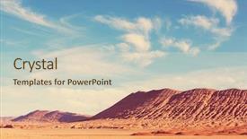  Presentation with north america - Theme enhanced with north america - mountain plateau la puna northern background and a soft green colored foreground