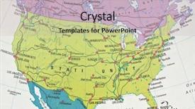  Presentation with north america - Cool new presentation theme with north america chart backdrop and a soft green colored foreground