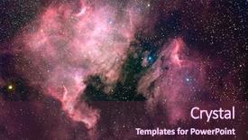  Presentation with north america - Slides with north america nebula ngc 7000 background and a tawny brown colored foreground
