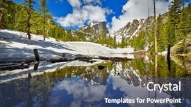  Presentation with indigenous dream catchers - PPT theme enhanced with north american - tyndall creek close to dream background and a ocean colored foreground