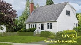  Presentation with north america - Beautiful slide deck featuring north american home backdrop and a tawny brown colored foreground