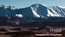  Presentation with mountains - Slide deck enhanced with north-chui-ridge-of-altai background and a wine colored foreground
