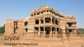  Presentation with daughter - Audience pleasing slides consisting of north east inida - beautiful sasbahu or mother-in-law backdrop and a coral colored foreground