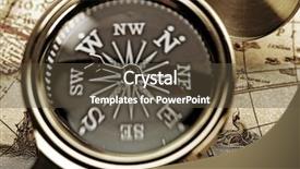  Presentation with detective magnifying glass - Audience pleasing presentation theme consisting of north east inida - magnifying glass backdrop and a tawny brown colored foreground