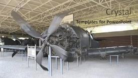  Presentation with military equipment - Presentation theme having north-korea-pyongyang-september-20 background and a coral colored foreground