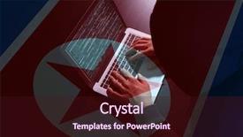  Presentation with korea - Amazing slide set having north korea threat of cyber backdrop and a wine colored foreground