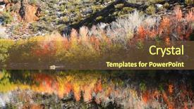  Presentation with california - Slides consisting of north lake in california colorful background and a  colored foreground