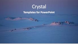  Presentation with crack - Slide deck with north of the krasnoyarsk region background and a ocean colored foreground