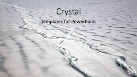  Presentation with disney elsa frozen - Slide deck featuring north pole - frozen baikal lake in winter background and a light gray colored foreground