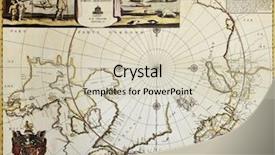  Presentation with moses - PPT theme featuring north pole and adjoining lands background and a soft green colored foreground