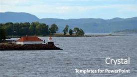 Presentation with moss - Audience pleasing slides consisting of north sea from ferry backdrop and a gray colored foreground