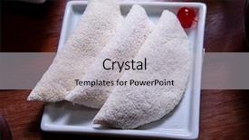  Presentation with tapioca - Presentation enhanced with northeastern region of brazil now background and a light gray colored foreground