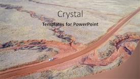  Presentation with ranch - Cool new PPT theme with northern-colorado-foothills-aerial-view backdrop and a soft green colored foreground