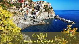  Presentation with italy - PPT layouts featuring colorful abstract painted background background and a gray colored foreground