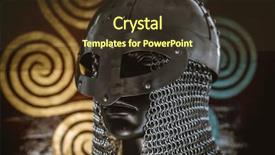  Presentation with struggle - Beautiful slide set featuring art of northern europe conflict backdrop and a tawny brown colored foreground