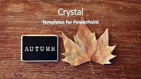  Presentation with rustic chalkboard - Colorful PPT layouts enhanced with northern hemisphere - high-angle shot of an autumn backdrop and a tawny brown colored foreground