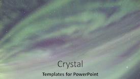  Presentation with aurora borealis - Audience pleasing slide deck consisting of northern light aurora borealis backdrop and a light gray colored foreground