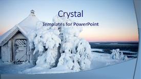 Presentation with finland - Colorful presentation design enhanced with northern lights - cold winter in lapland finland backdrop and a sky blue colored foreground