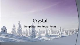  Presentation with winter blue - Slides consisting of northern lights - cold winter with lot background and a light gray colored foreground