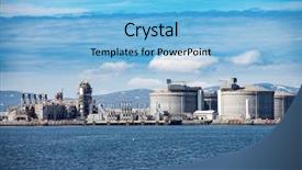  Presentation with norway - PPT theme with island muolkkut northern norway gas background and a light blue colored foreground