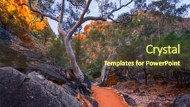  Presentation with outback australia - Colorful presentation design enhanced with northern territory australia backdrop and a  colored foreground