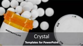  Presentation with yellow medical - Slide set featuring nortriptyline-rx-medical-pills background and a dark gray colored foreground