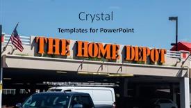 Presentation with home depot - PPT theme enhanced with norwalk-connecticut-may-6-2021 background and a  colored foreground