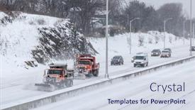  Presentation with winter storm - 