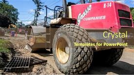  Presentation with road construction - 