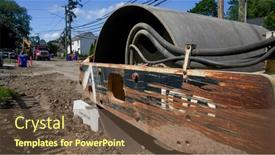  Presentation with road construction - 