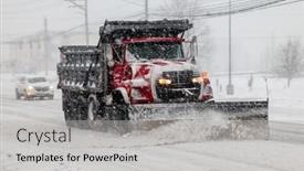  Presentation with february - Presentation theme featuring norwalk-ct-usa-february-1 background and a light gray colored foreground